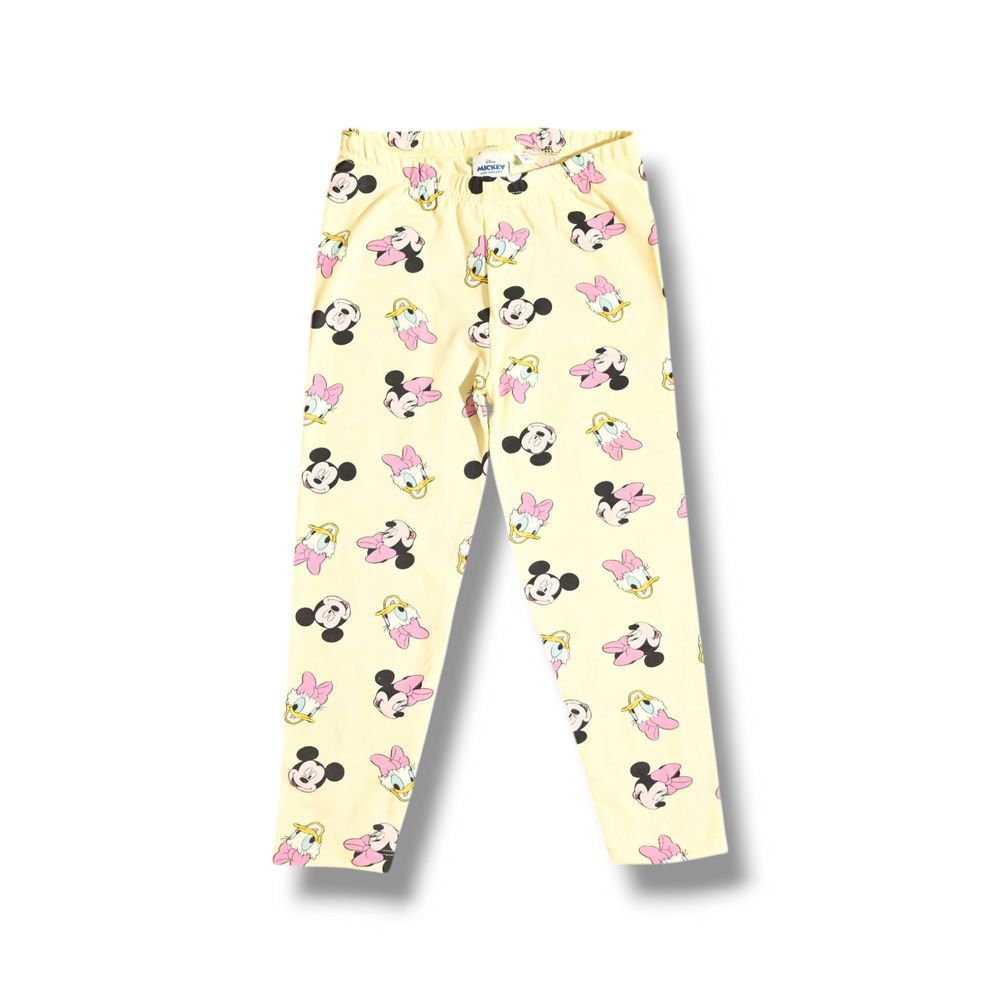 Mickey Mouse - Girl's Leggings - Yellow