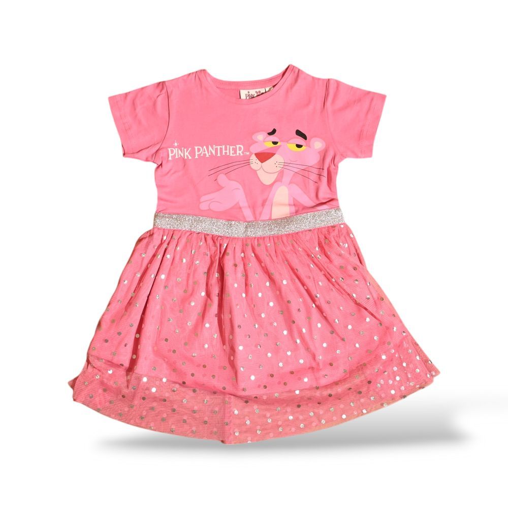 Pink Panther - Girl's Tulle Dress - Pink