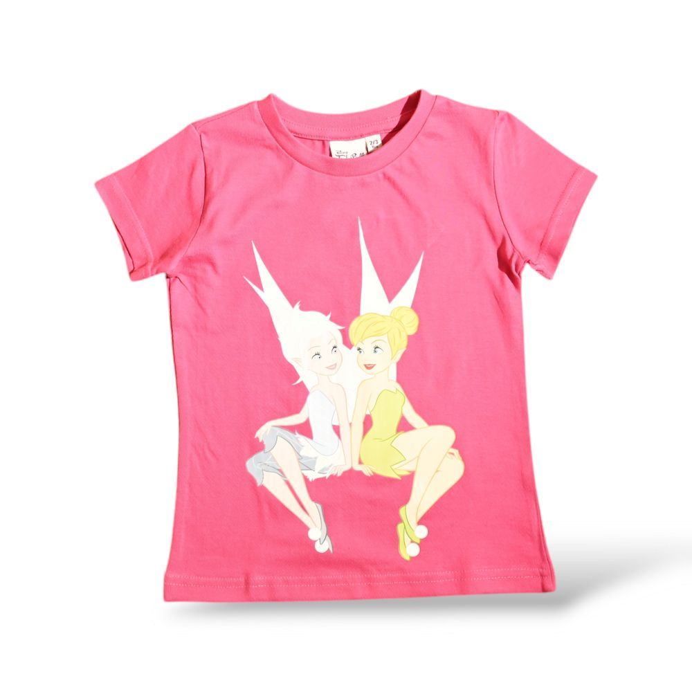 Disney - Girl's Princess Fairy Printed T-Shirt - Pink