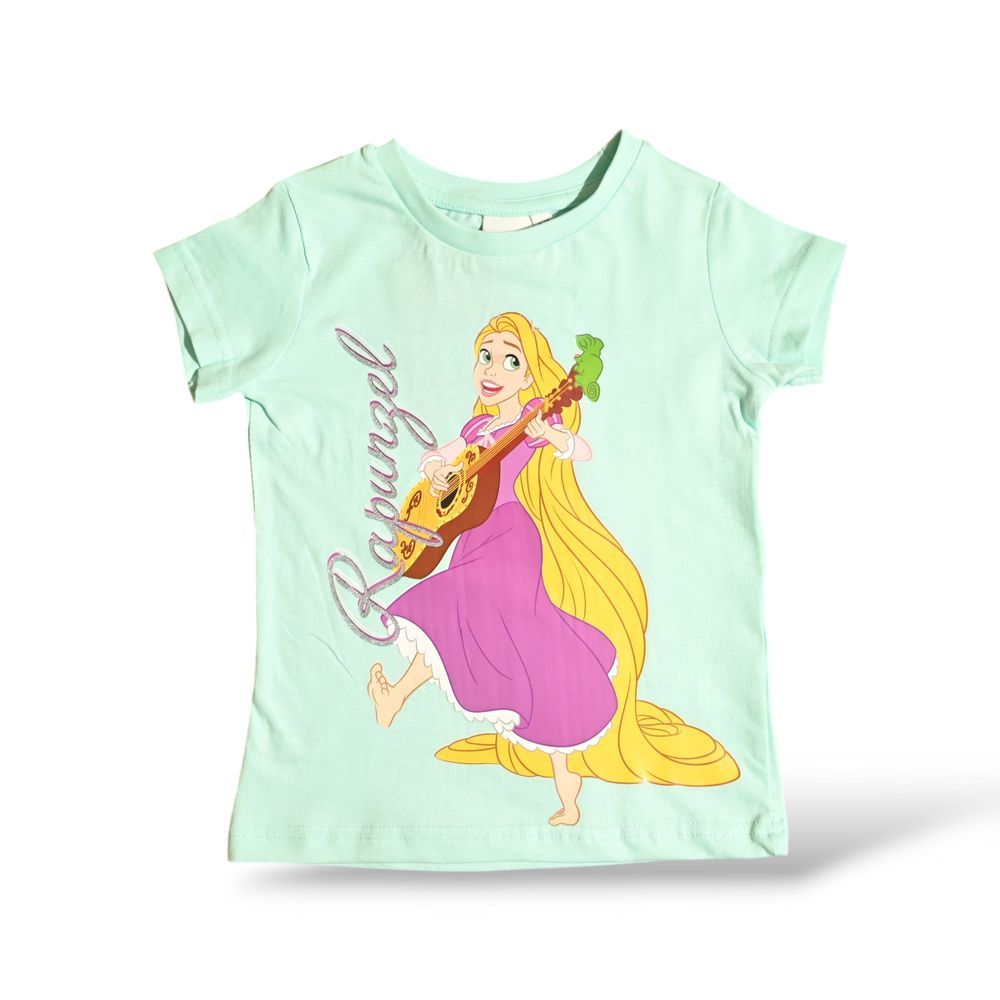 Disney - Girl's Princess Rapunzel Printed T-Shirt - Green