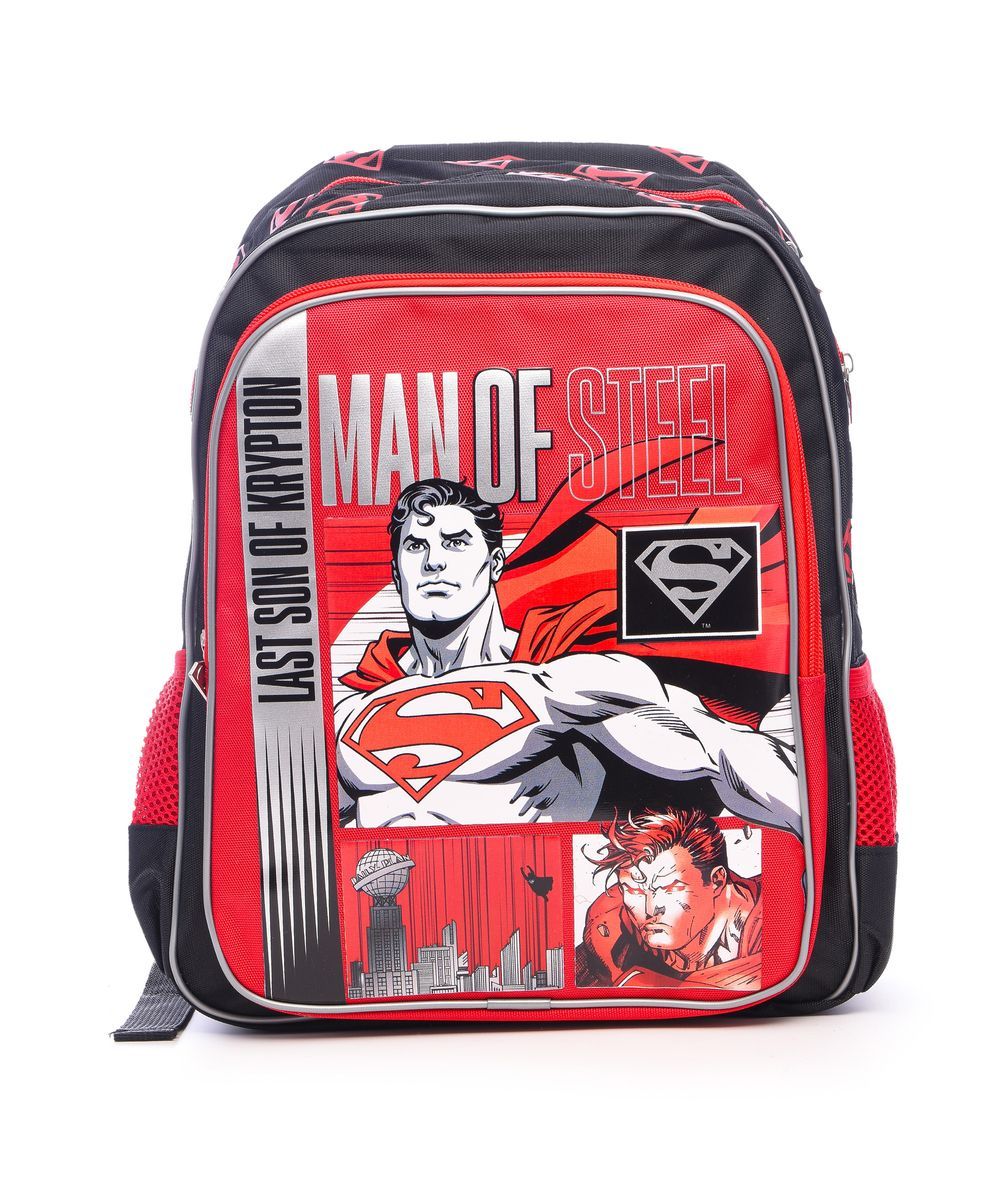 Superman - School Backpack - Red - 14-inch