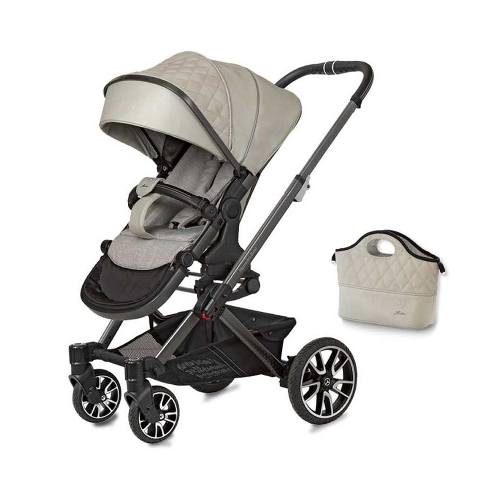 HARTAN - Mercedes-Benz Avantgarde GTX Opalith Stroller With Bag2go Bag - Beige