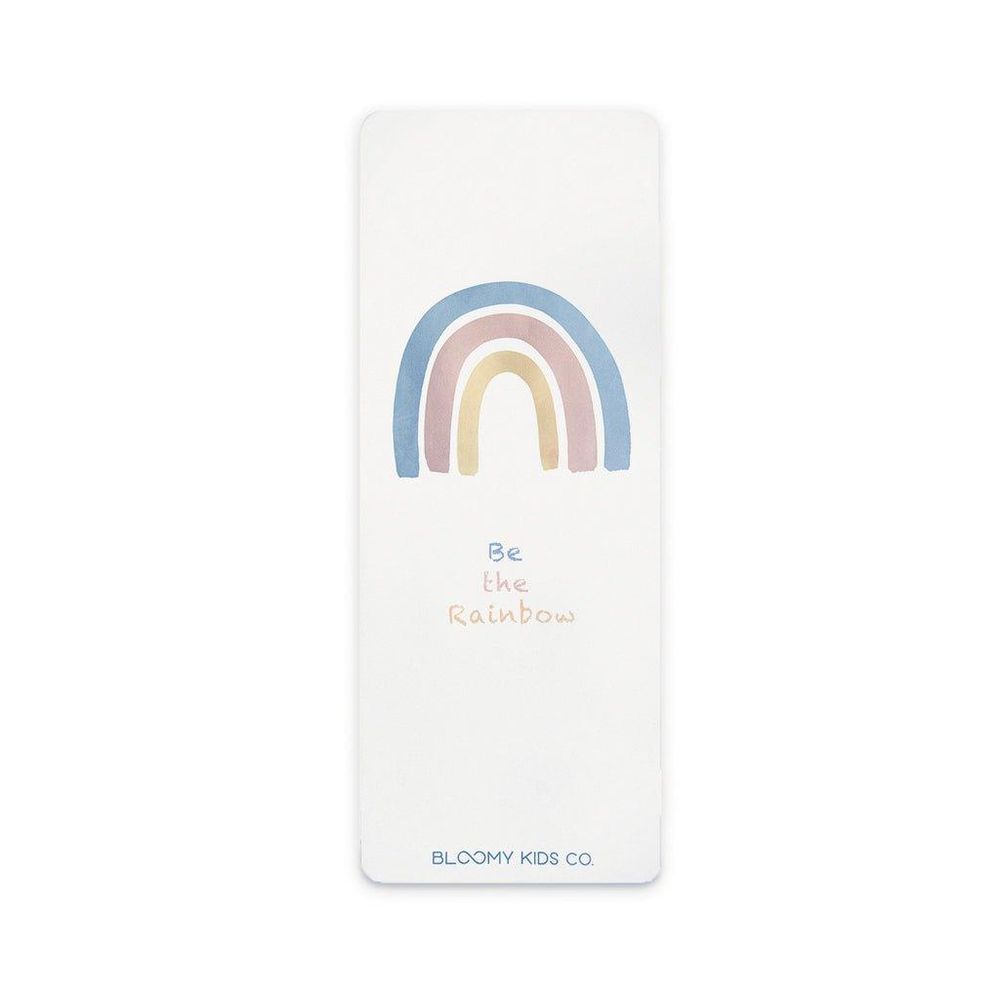 Bloomy Kids - Be the Rainbow Yoga Mat - White