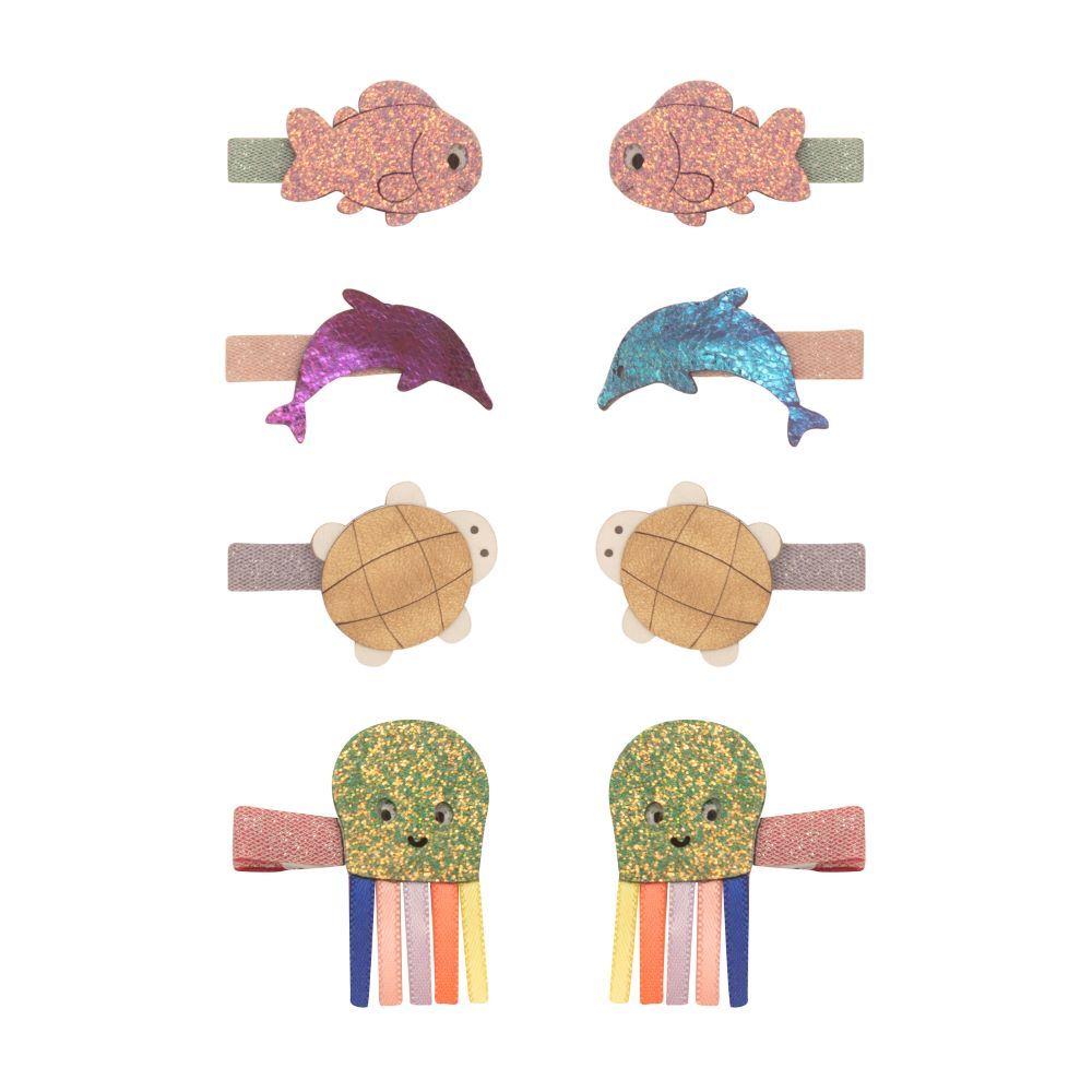 MiMi & LULA - Sealife Mini Clips - 8 Pcs