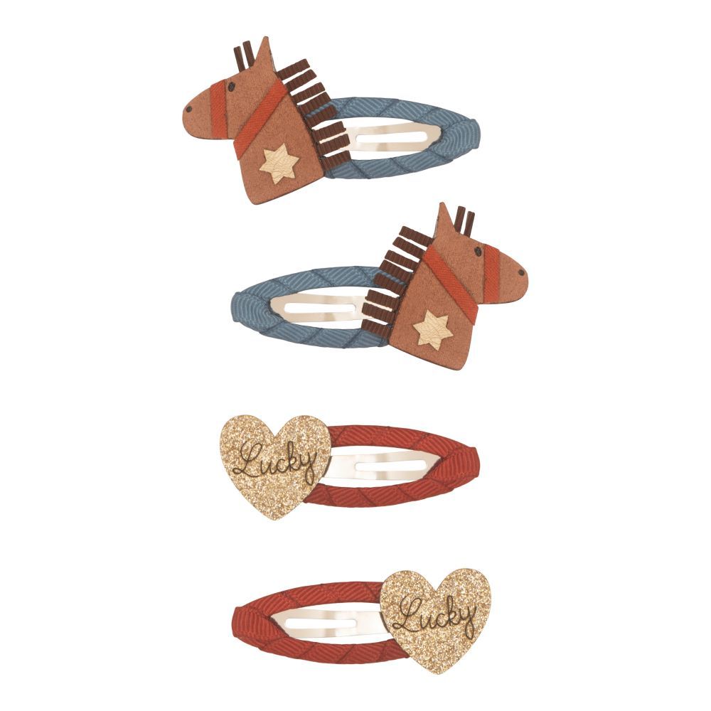 MiMi & LULA - Lucky Horse Clip Set - 4 Pcs