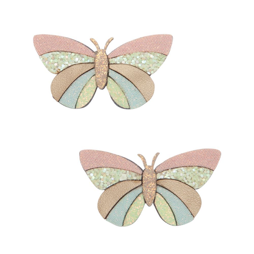 MiMi & LULA - Stripe Butterfly Clic Clacs - 2 Pcs