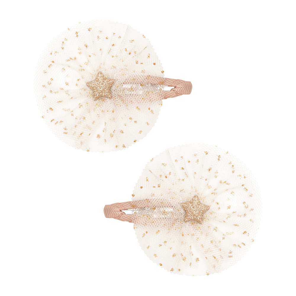 MiMi & LULA - Ballerina Star Clips - White