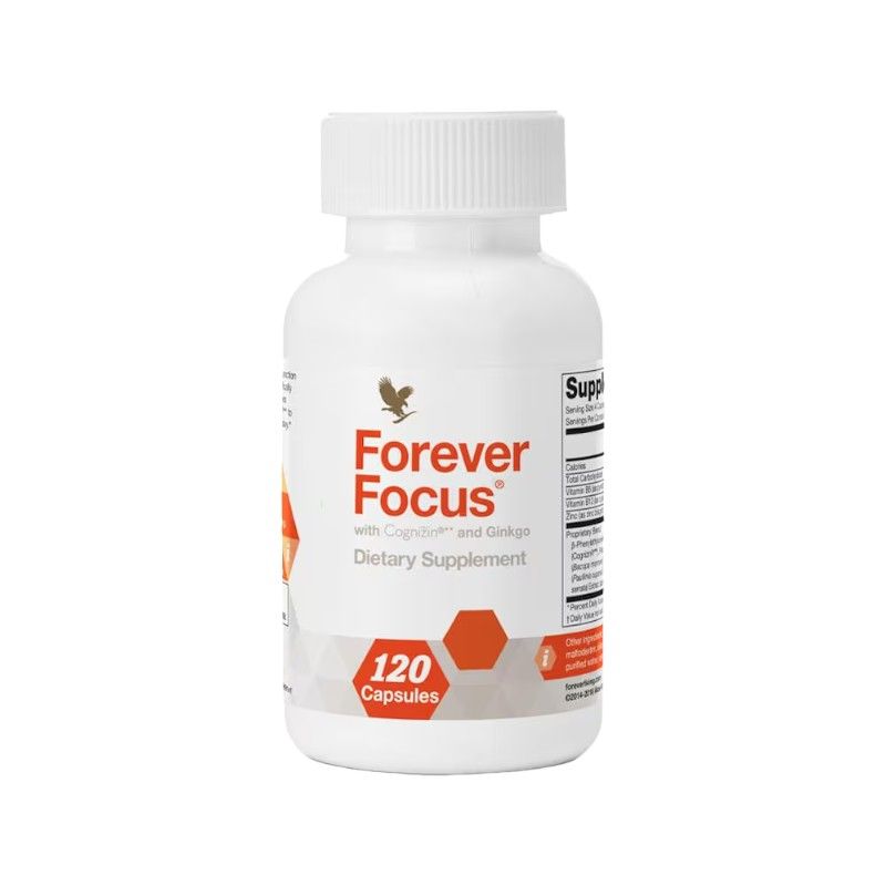 Forever Living - Forever Focus Dietary Supplement Capsules - 120 Pcs