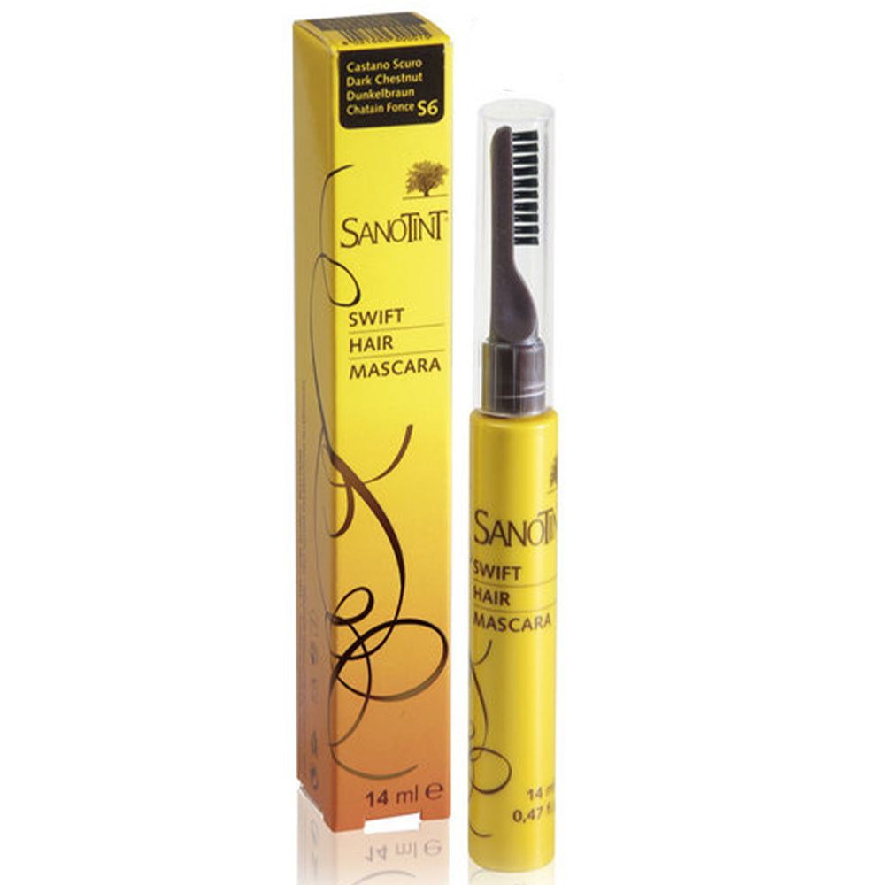 Sanotint - Swift Hair Mascara - Dark Chestnut S6 - 14 ml