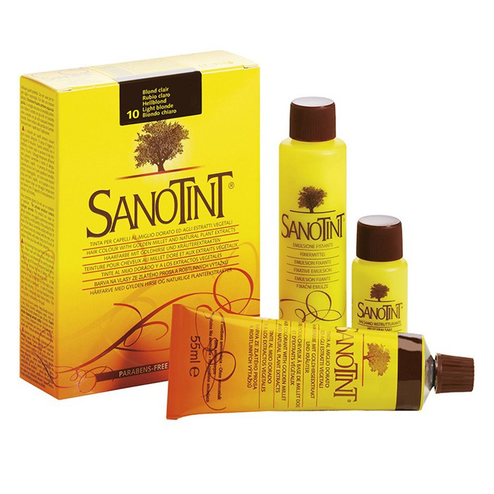 Sanotint - Classic Permanent Hair Colour Kit - Light Blonde 10 - 125 ml