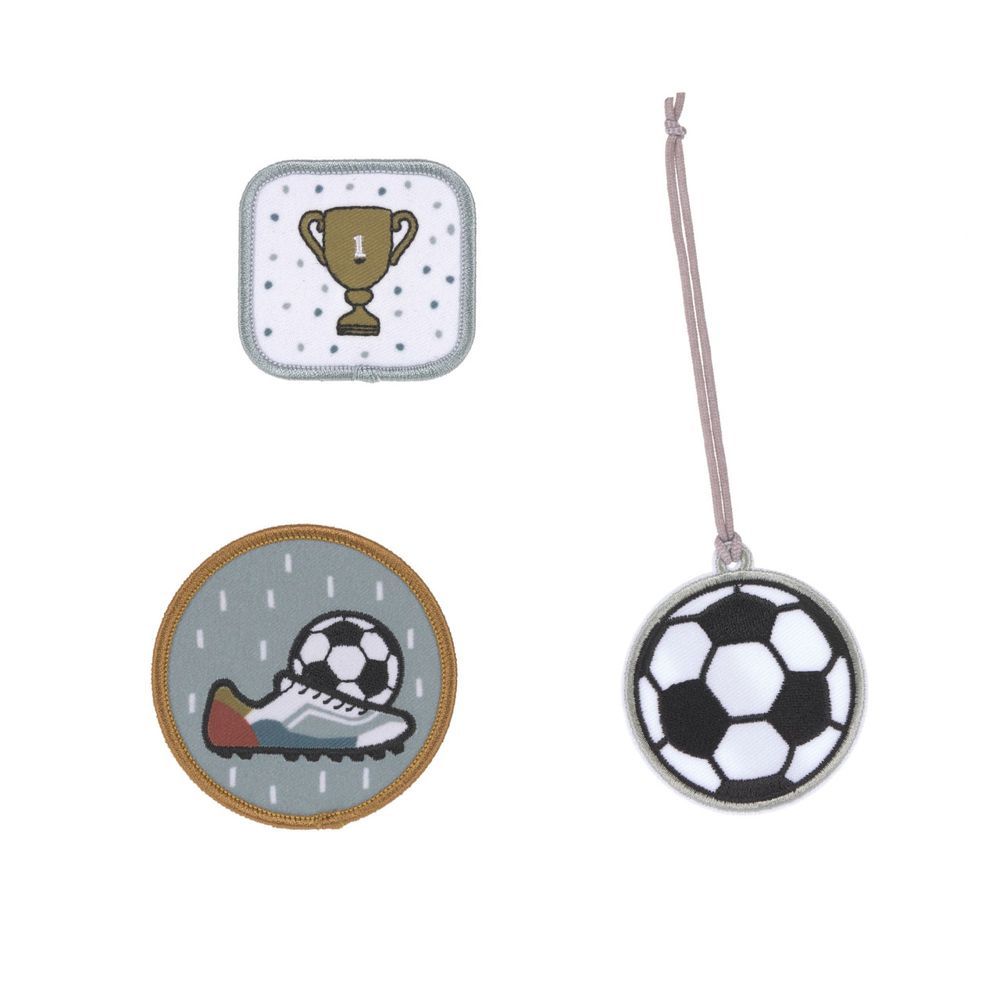 Lassig - School Patches Set - Football - 3 Pcs