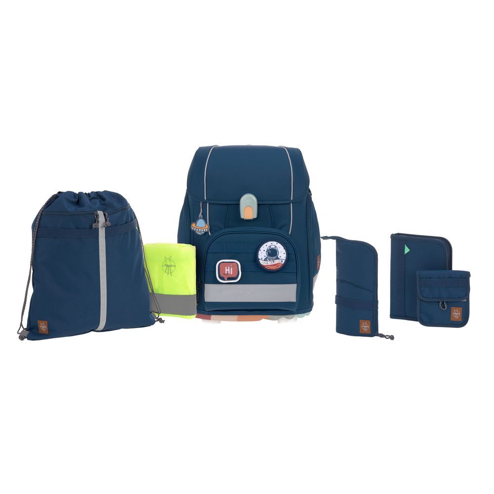 Lassig - School Boxy Set - Navy - Pack of 7