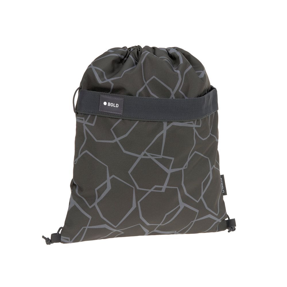 Lassig - Bold Collection School String Bag - Edges Grey