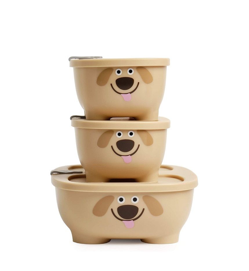 Prince Lionheart - Bentomal To Go Food Container Set - Dog - 3 Pcs