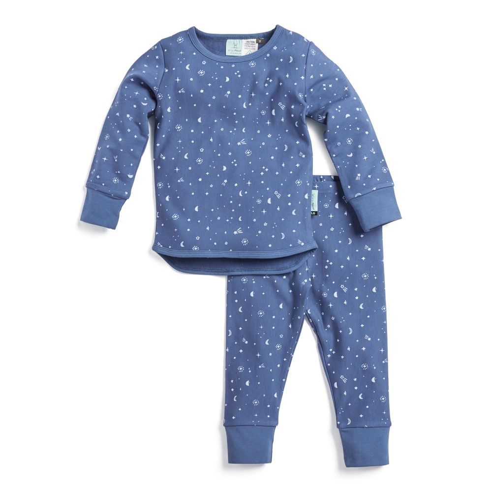 Ergopouch - 2pc-Set - 0.2 Tog Long Sleeve Pyjamas - Night Sky