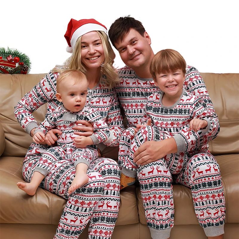 Matching Family Outfits - Matching Christmas Pyjamas For Family - Bundle of 4