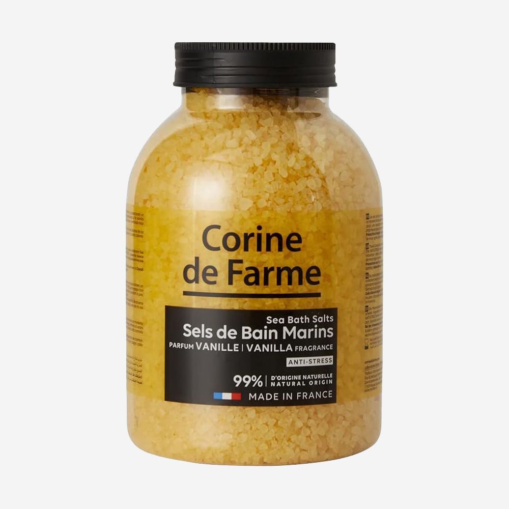 Corine De Farme - Bath Sea Salt Vanilla 1.3kg