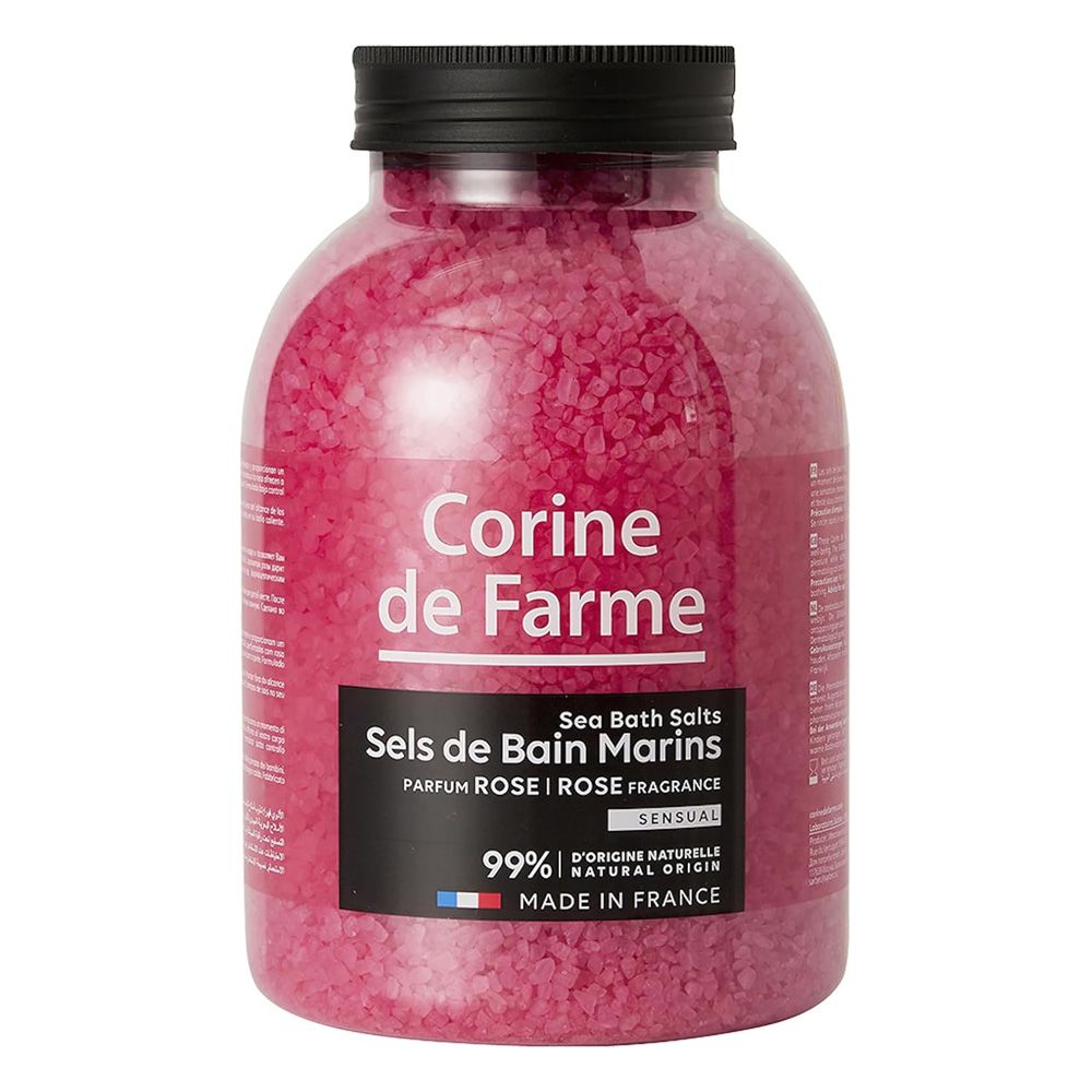 Corine De Farme - Bath Sea Salt Rose 1.3kg