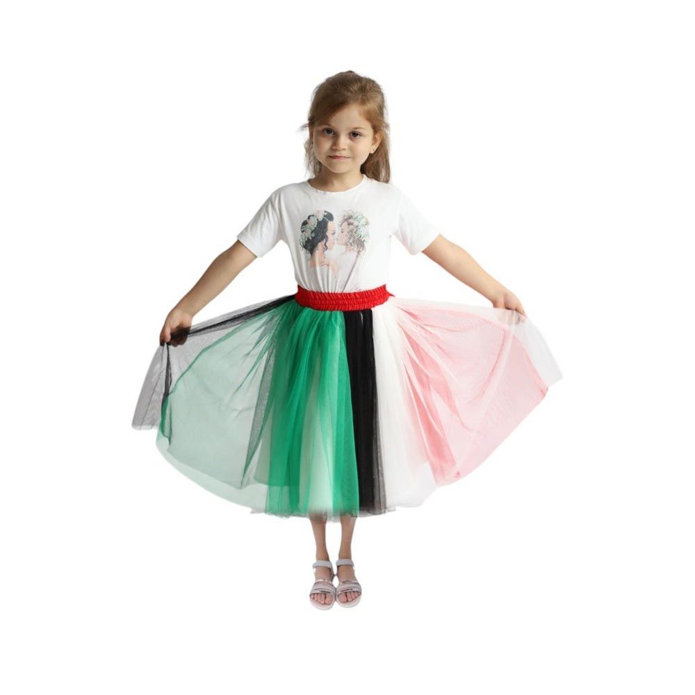 D' Daniela - Girls UAE Flag National Day Skirt