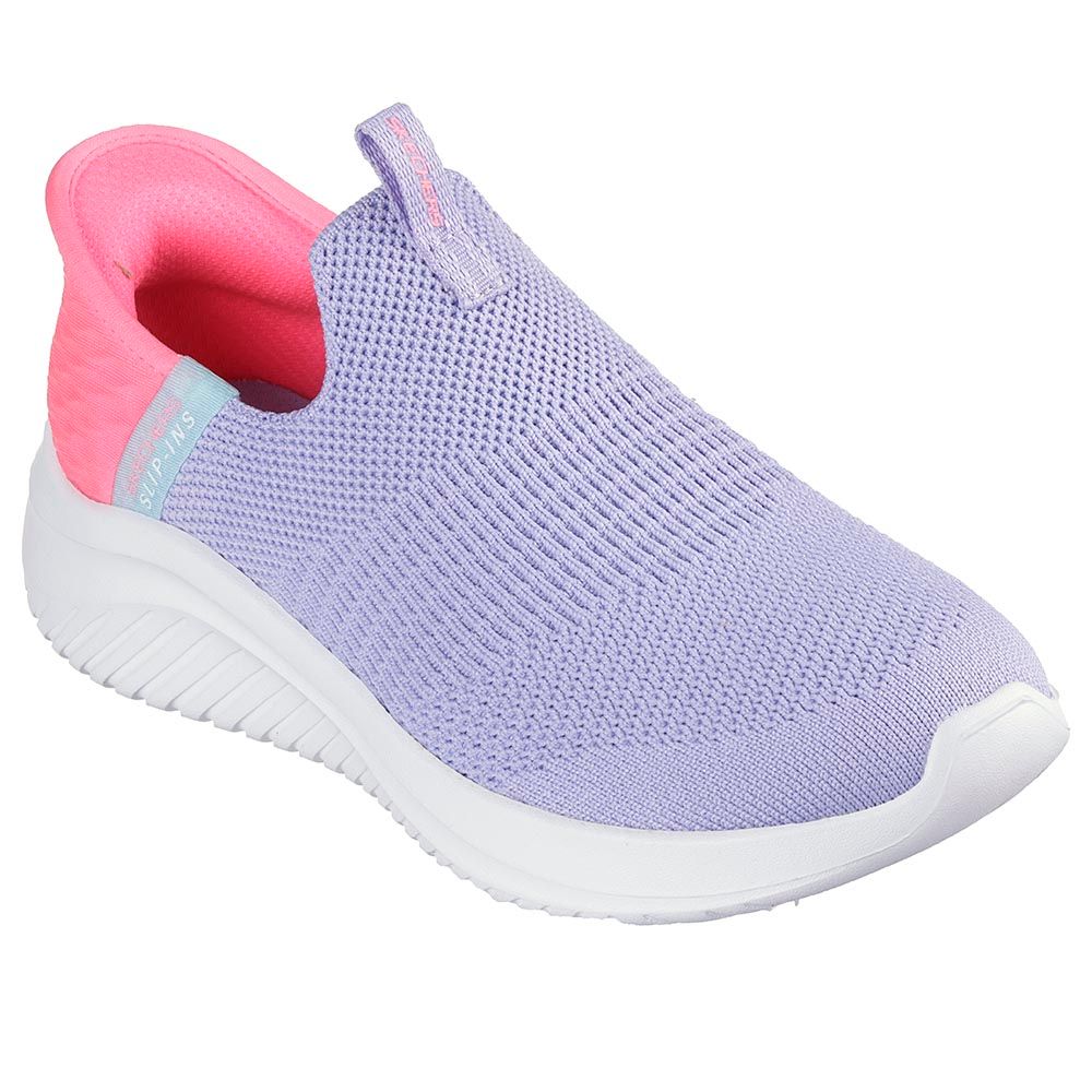 Skechers - Ultra Flex 3.0 Slip-Ons - Lavender/Hot Pink