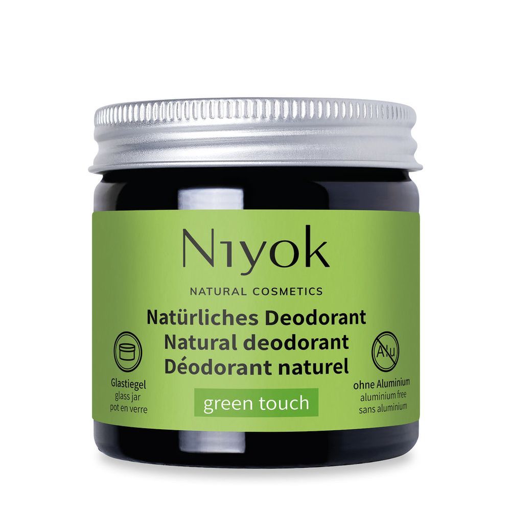 Niyok - 2-In-1 Natural Deodorant Cream - Green Touch - 40 ml