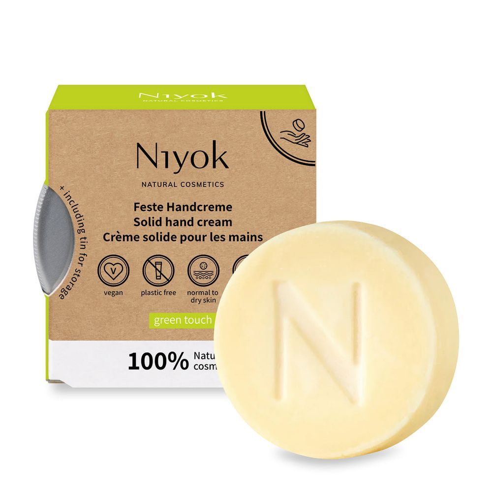 Niyok - Vegan Green Touch Natural Solid Hand Cream - 50g