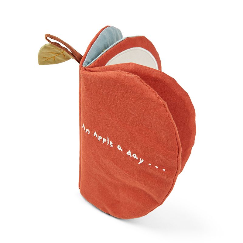 Fabelab - Organic Cotton Soft Baby Book - Red Apple