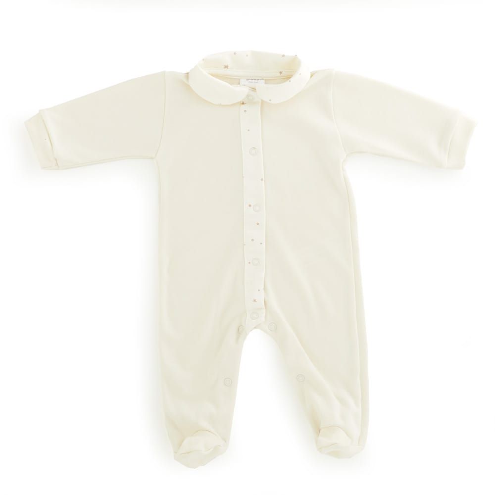 Gloop - Organic Cotton Summer Babygrow - Soft Sky