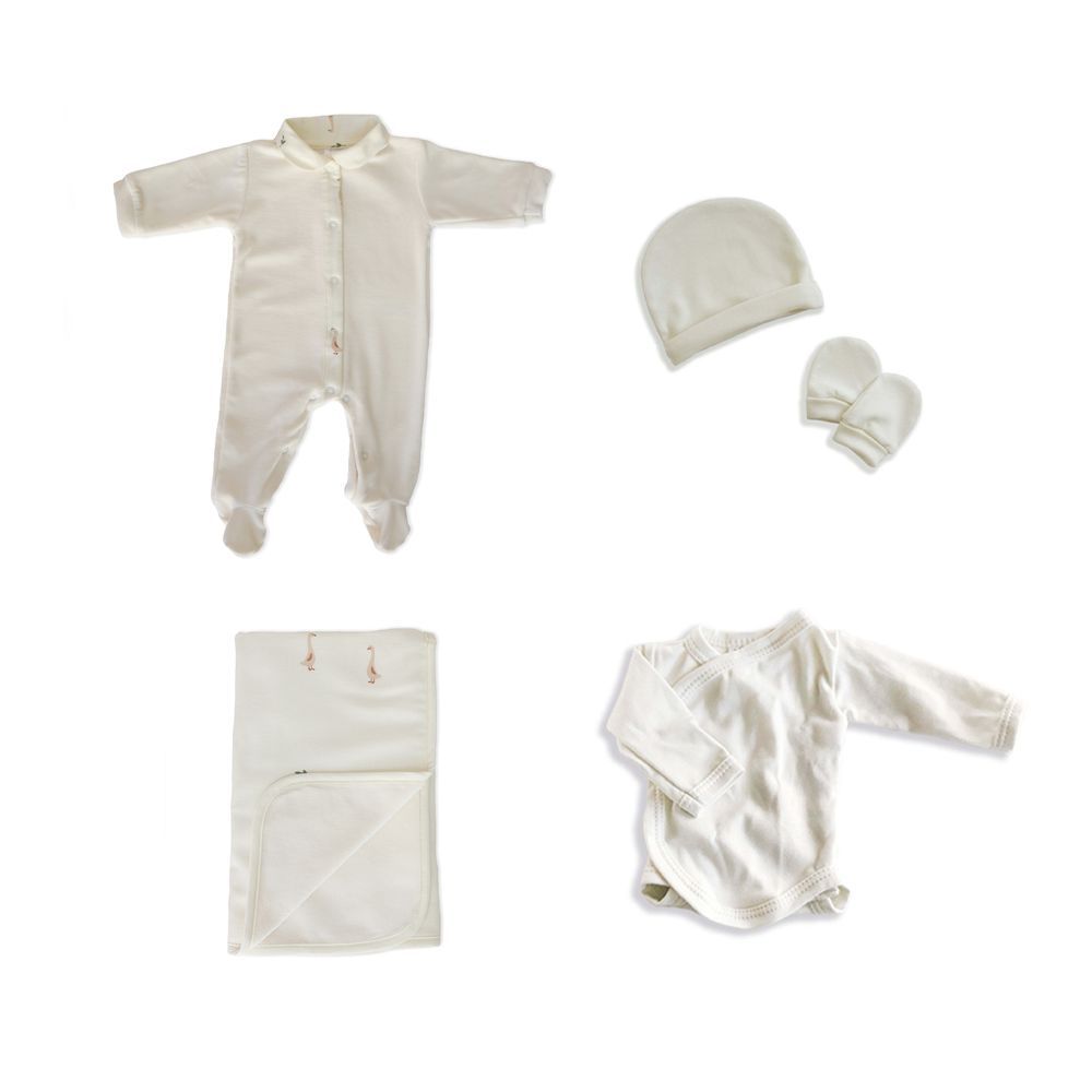 Gloop - 6pc-Set - Baby' Organic First Clothes - Farm