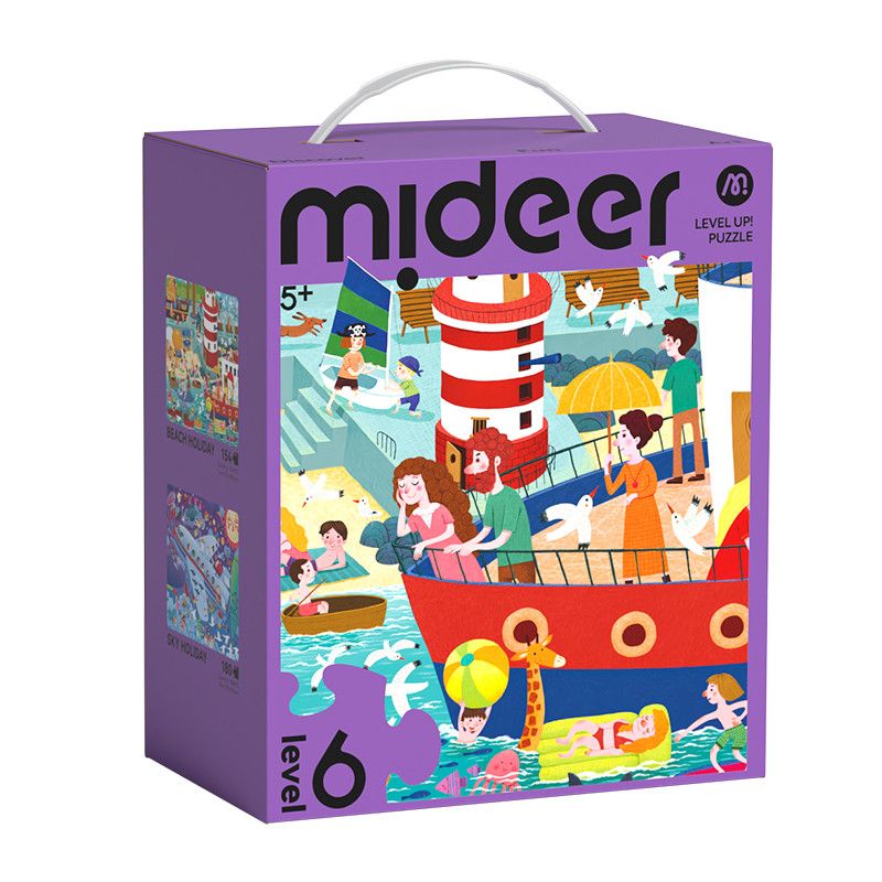 Mideer - 2-in-1 Level Up Puzzle - Holidays - Level 6 - 334pcs