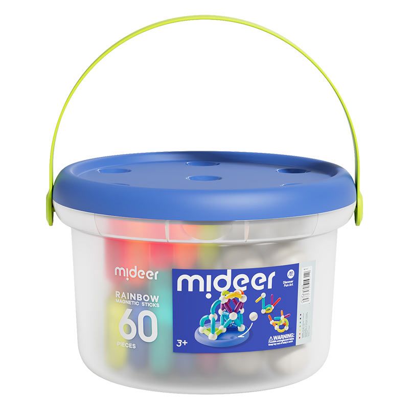 Mideer - Magnetic Sticks - 60 Pcs