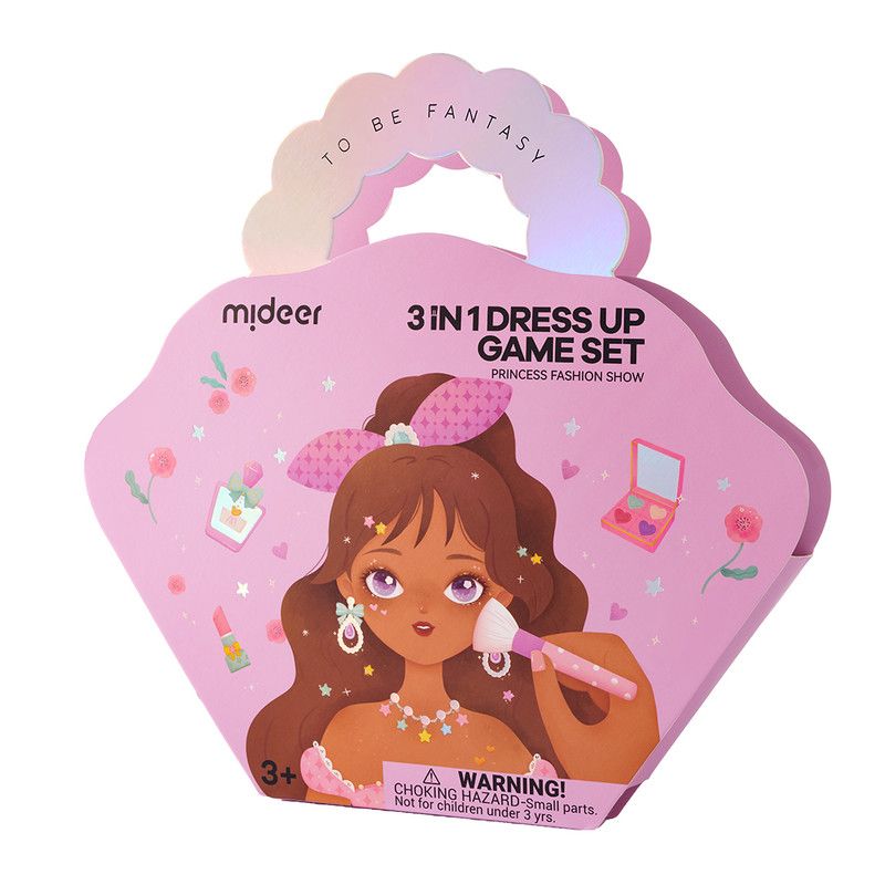 Mideer - 3-In-1 Dress Up Game Set - Princess Fashion Show