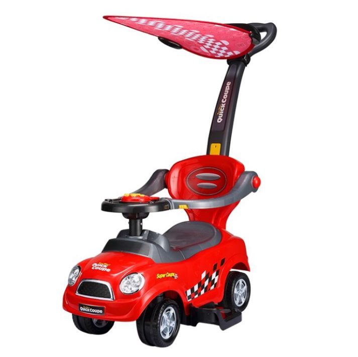 Lovely Baby - Super Coupe Kids Ride-On Push Car - Red