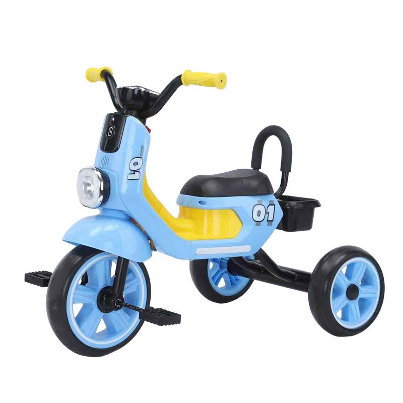 Lovely Baby - Kids' Tricycle With Light And Sound - Blue