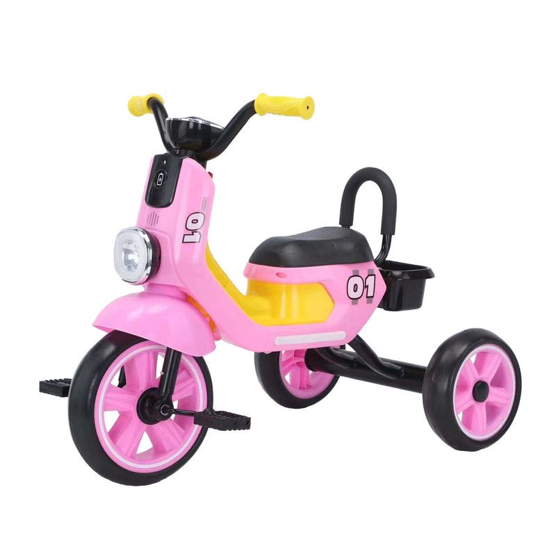 Lovely Baby - Kids' Tricycle With Light And Sound - Pink