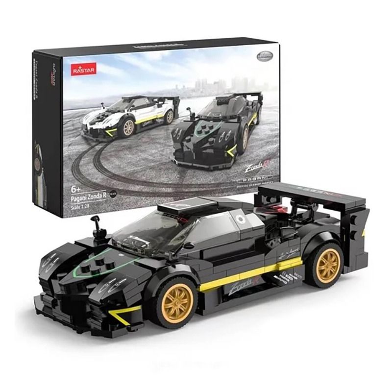 Rastar - Pagani Zonda R Bricks Building Kit - Black