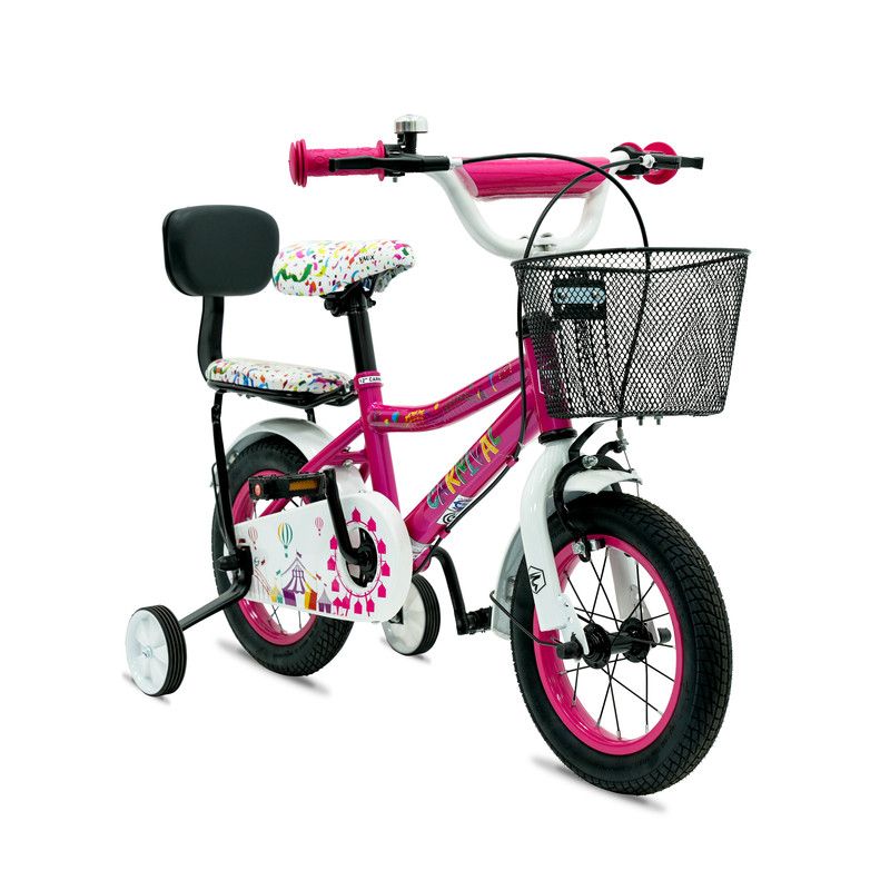 Vaux - Carnival Kids Bike 12 Inch - Dark Pink