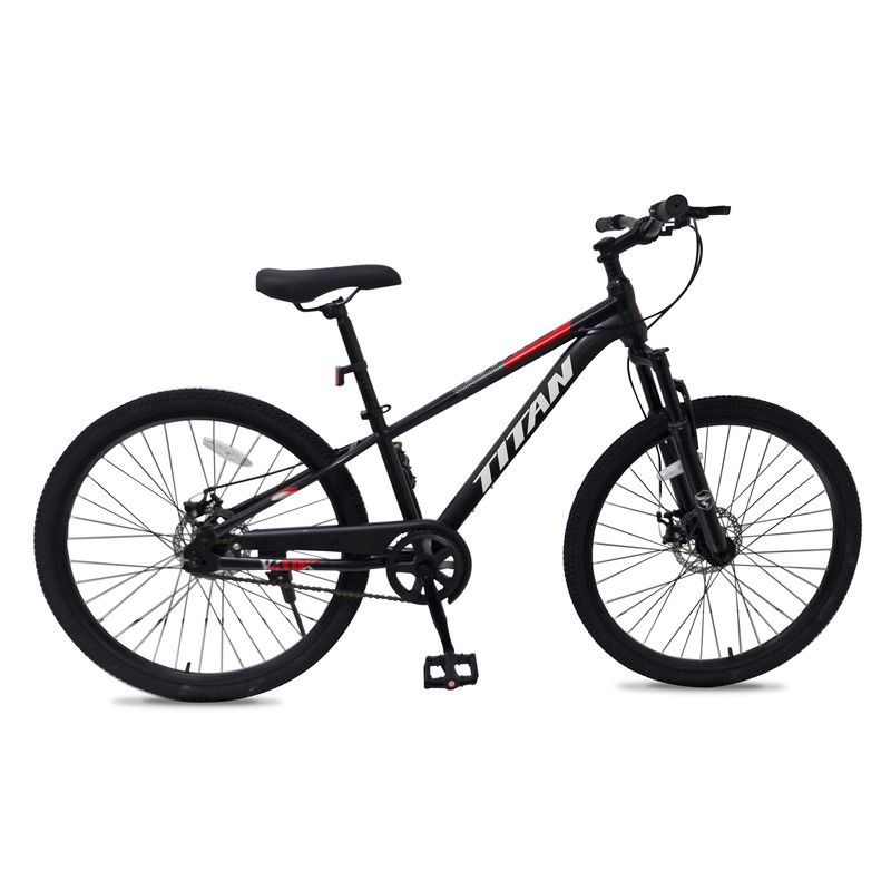 Vaux - Titan Single Speed Mountain Bike - Black - 26 Inch