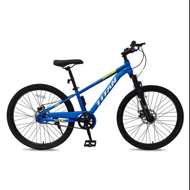 Vaux - Titan Single Speed Mountain Bike - Blue - 26 Inch