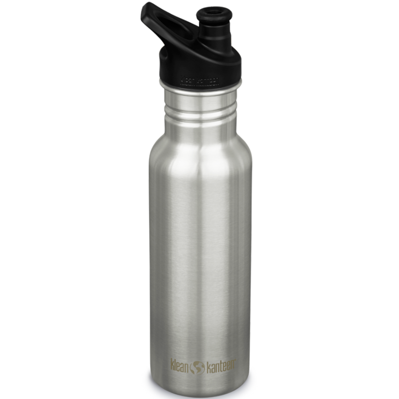 Klean Kanteen - Classic Bottle W/ Sport Cap 532ml - Brushed Stainless