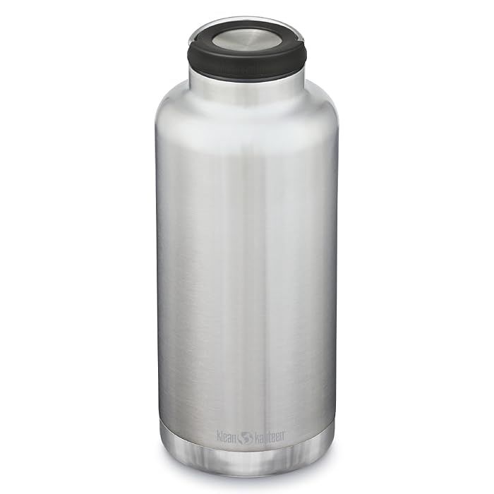 Klean Kanteen - TKWide Stainless Steel Bottle With Loop Cap - Brushed - 1.9 L