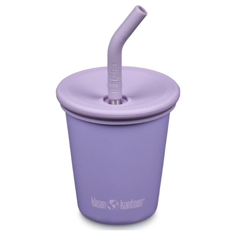 Klean Kanteen - Kid Cup With Kid Straw Lid 296ml - Purple Paisley