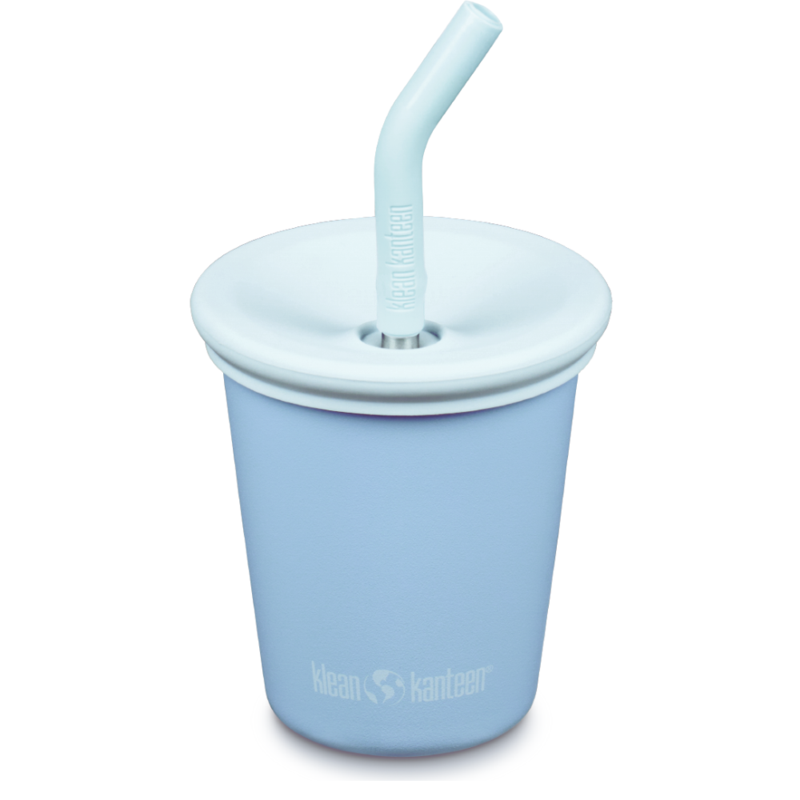 Klean Kanteen - Kid Cup With Kid Straw Lid 296ml - Clear Sky