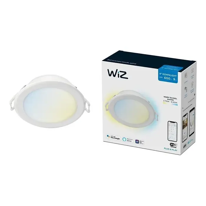 WiZ - Downlight Wi-fi Warm To Cool White Light