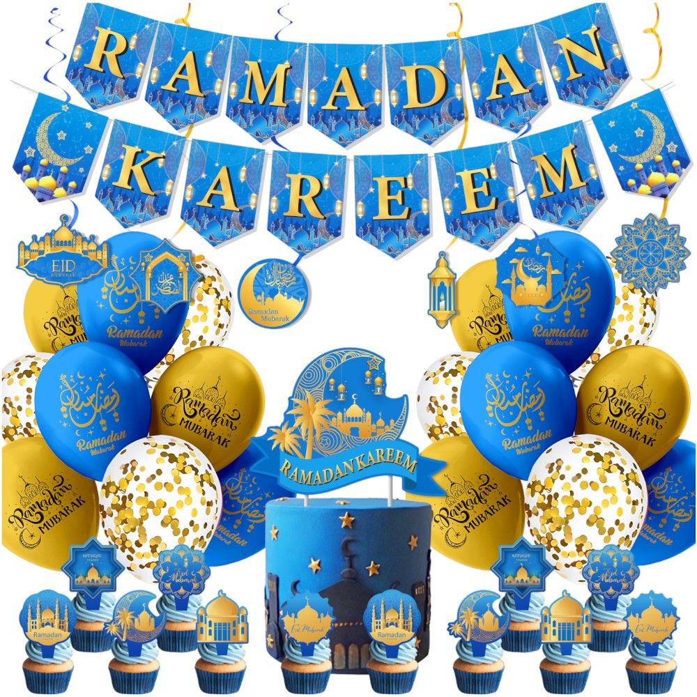 Highland - Ramadan Kareem Party Decoration Set - 38pcs