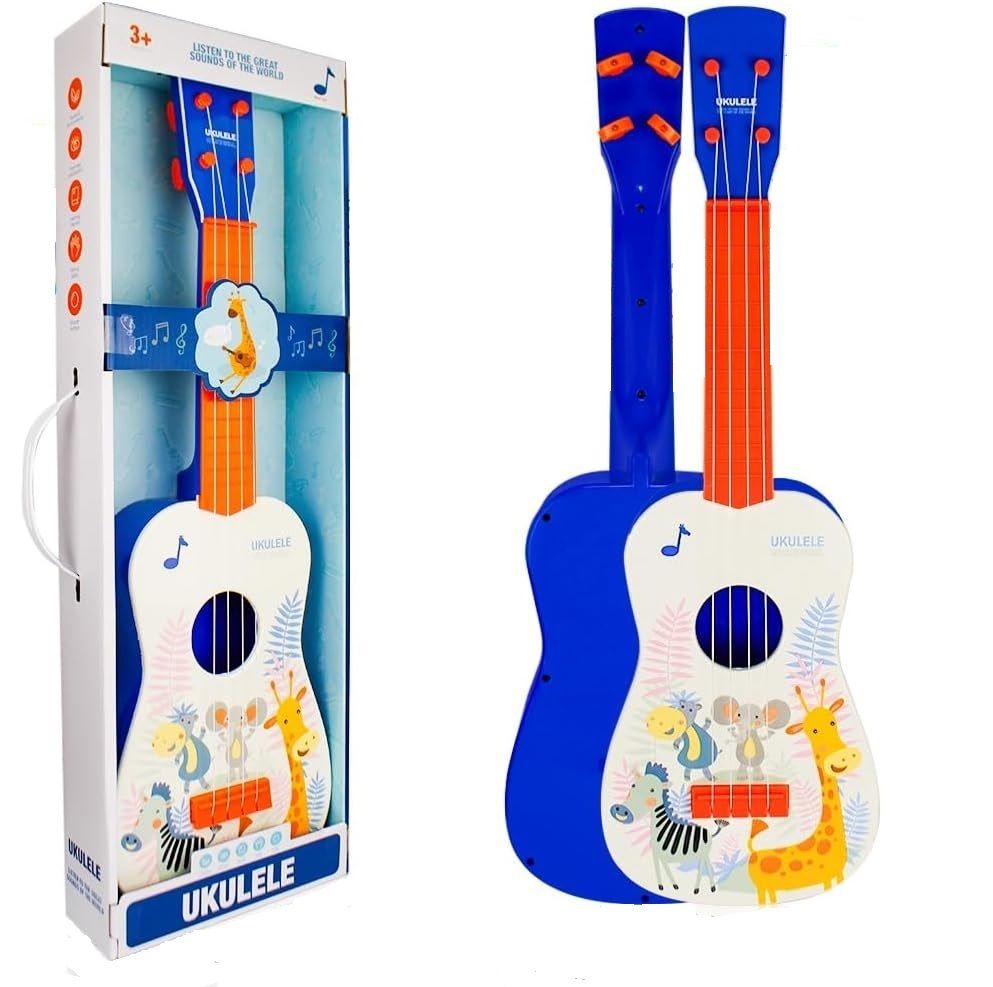 UKR - Kids Safari Ukulele - Orange - 23-Inch