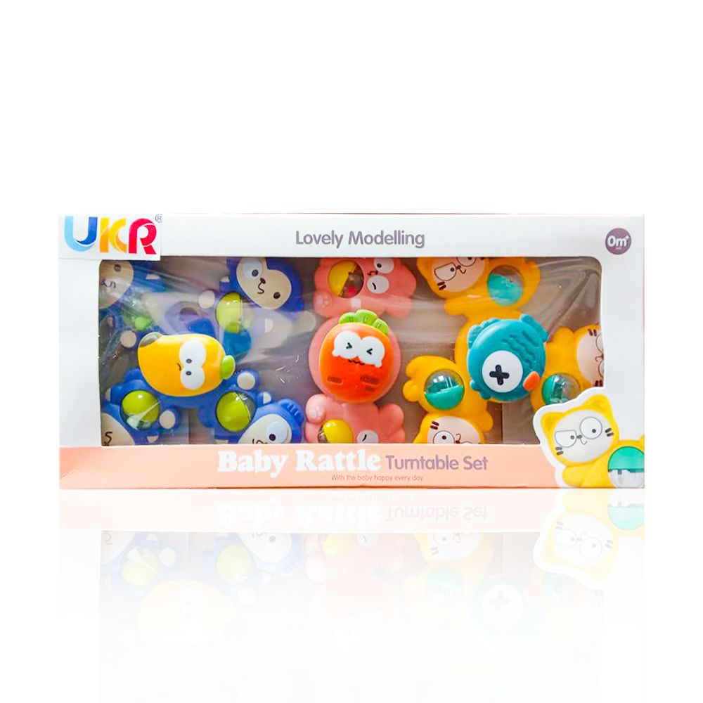 UKR - Baby Rattle Turnable Set - 3 Pcs