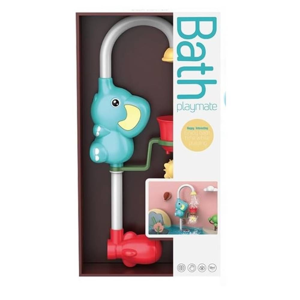 UKR - Elephant Bath Toy - Blue