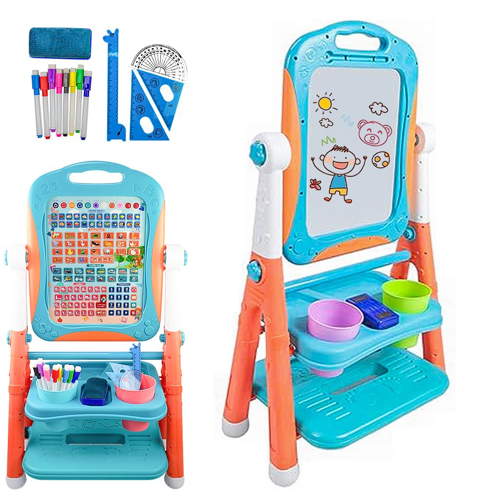 UKR - 2-in-1 Double-Sided Interactive Easel With Accessory Set