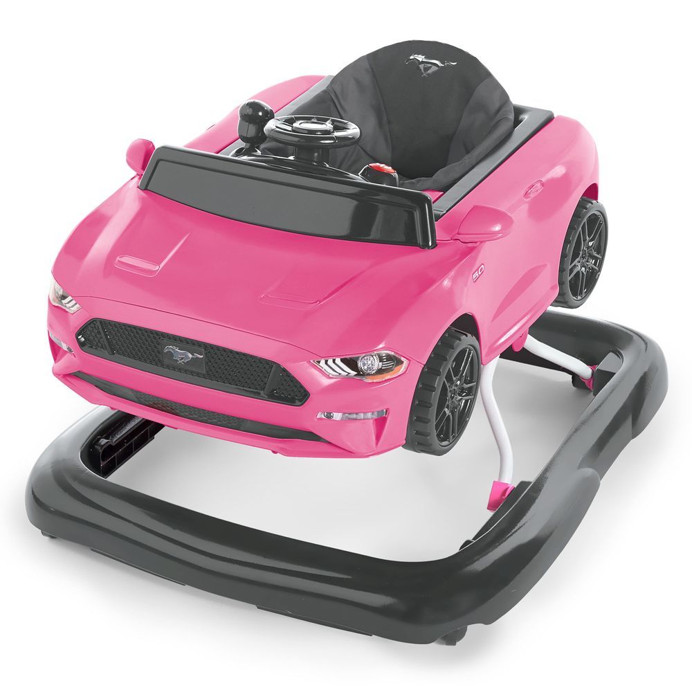 Bright Starts - Ford Mustang 4-in-1 - Baby Activity Walker -  Pink